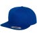 Gorra snapback de 5 paneles estilo urbano Azul royal detalle 9