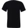 Camisetas manga corta unisex algodón ring-spun 142 g/m2 Negro
