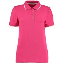 Polo manga corta de mujer tejido mixto personalizado Polo manga corta de mujer tejido mixto personalizado