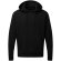 Sudadera con capucha hombre de poliéster 280 g/m2 Gris marl/negro