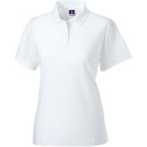 Polo de mujer tejido mixto 220 gr blanco