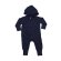 todo en uno de algodon de bebe personalizado azul