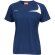 Camiseta manga corta de mujer decorada 135 gr personalizada azul marino