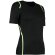 Camiseta de mujer manga corta detalles de color 135 gr