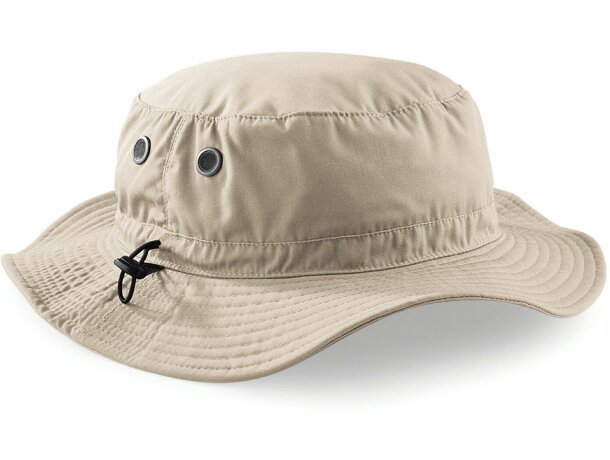 Sombrero con cordon ajustable en poliester personalizado