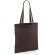 Bolsa de algodón barata marrón oscuro