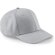 Gorra de 6 paneles Gris claro marl