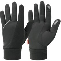 Guantes especiales para deporte resistentes al viento negro