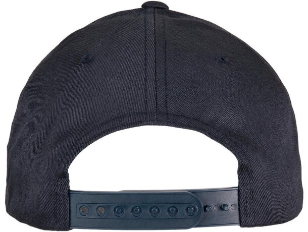 Gorra orgánica 110 Oxford marino detalle 3