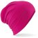 Gorro de algodón Slouch Beanie Fucsia