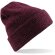 Gorro de poliester con dobladillo personalizado fucsia