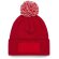 Gorro con tejido de doble punto Rojo clasico/blanco