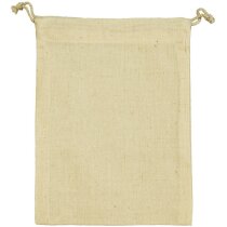 Bolsa pequeña de algodón con cordón ajustable personalizada