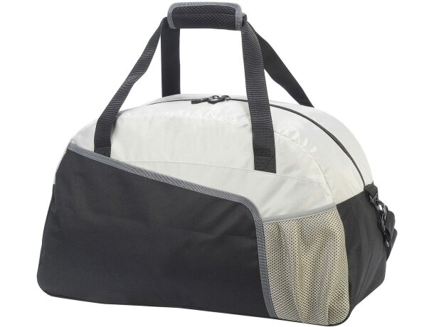 Bolsa de deporte de poliéster colores combinados personalizada negro y rojo Bolsa de deporte de poliéster colores combinados personalizada negro y rojo