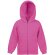 Sudadera de niño con capucha personalizada fucsia