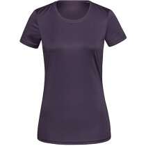 Camiseta técnica de mujer entallada lila Camiseta técnica de mujer entallada lila
