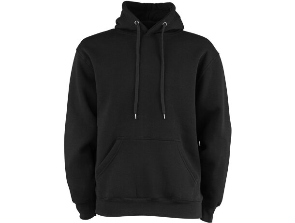 Sudadera con capucha y cordón negra