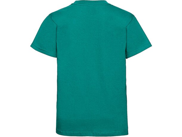 Camiseta de niño alta calidad 170 gr Píxel turquesa detalle 1