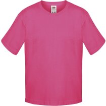 Camiseta de niño 100% algodón fucsia Camiseta de niño 100% algodón fucsia