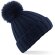 Gorro con pom pom unisex Marino