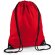 Bolsa mochila con cuerdas de poliéster impermeable Rojo brillante
