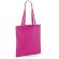 Bolsa de algodón con asas medianas personalizada fucsia