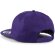 Gorra estilo rapero de 5 paneles Morado detalle 2