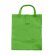 bolsa plegable con cierre de velcro personalizada verde