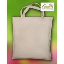 Bolsa de algodón orgánico de color liso