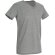 Camiseta adulto cuello en V personalizada gris