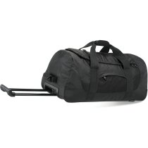 Bolsa con ruedas resistentes con logo negra Bolsa con ruedas resistentes con logo negra