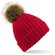 Gorro Chunky con pon pon Rojo clasico