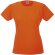 Camiseta de mujer algodón liso 135 gr personalizada natural