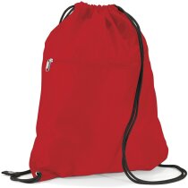 Mochila saco de poliéster de excelente calidad grabada roja Mochila saco de poliéster de excelente calidad grabada roja
