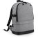 Mochila de deporte con salida para auriculares de poliéster Gris oscuro