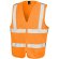 Chaleco de trabajo Core reflectante con cremallera y poliéster