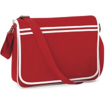 Bolsa mensajero estilo retro negro y blanco personalizado Bolsa mensajero estilo retro negro y blanco personalizado