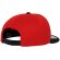 Gorra Snapback ajustada de 6 paneles. Personalízalo con tu logotipo Rojo/negro detalle 14