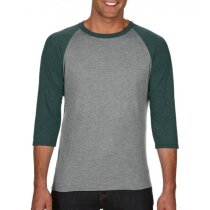 Camiseta manga ranglan de 3/4 grabada Camiseta manga ranglan de 3/4 grabada