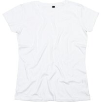 Camiseta Ligera mujer grabada blanca Camiseta Ligera mujer grabada blanca