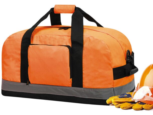 BOLSA DE DEPORTE DE NEOPRENO – AMARILLO FLÚOR E INTERIOR VICHY