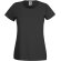 Camiseta original 135 gr de mujer personalizada negra