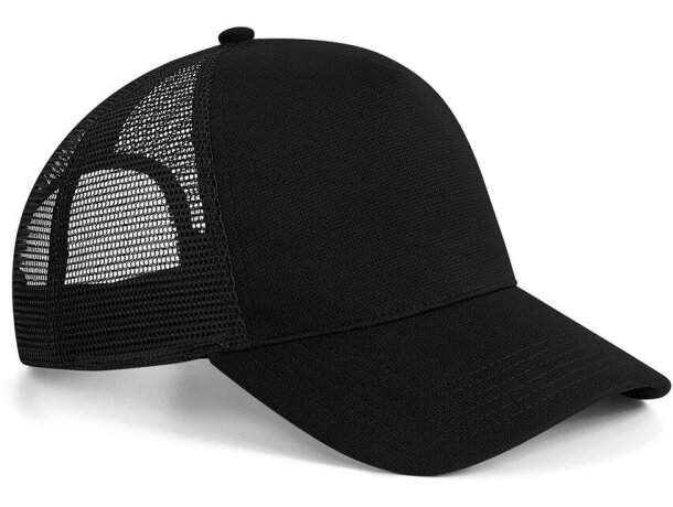 Gorra de 5 paneles con diseño de rejilla fresco y moderno Gris claro marl detalle 4