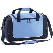 Bolsa deportiva ideal para taquilla de vestuario grabada azul claro Bolsa deportiva ideal para taquilla de vestuario grabada azul claro