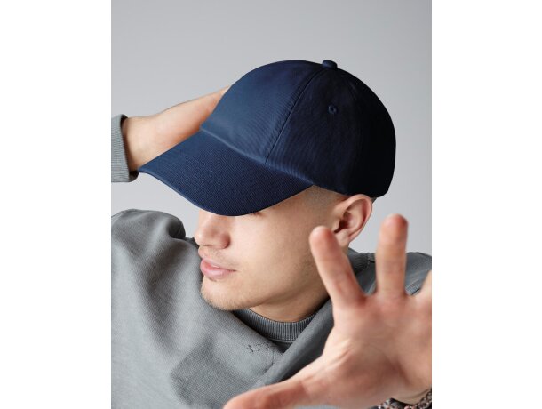 Gorra de perfil bajo en algodón con 5 paneles personalizada