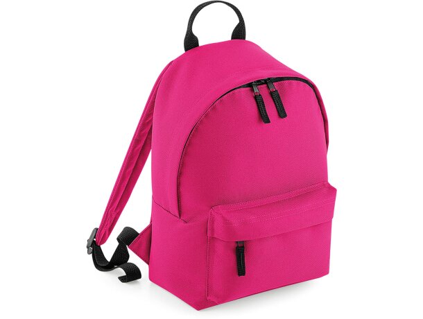 Mochila para niños personalizada poliéster Mini Fashion Fucsia detalle 2