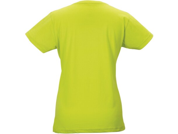 Camiseta de mujer algodón liso 135 gr con logo
