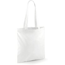 Bolsa de algodón con asas medianas blanca Bolsa de algodón con asas medianas blanca