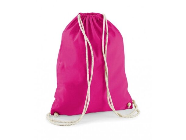 Mochila de algodón con cuerdas ideal para gimnasio personalizado