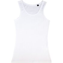 Camiseta de mujer atleta en 155 gr blanca Camiseta de mujer atleta en 155 gr blanca